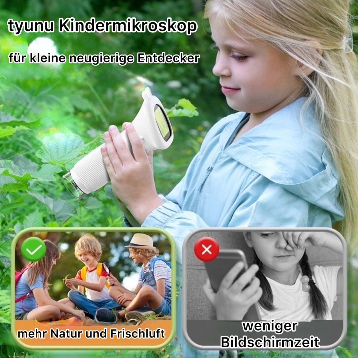tragbares Kindermikroskop